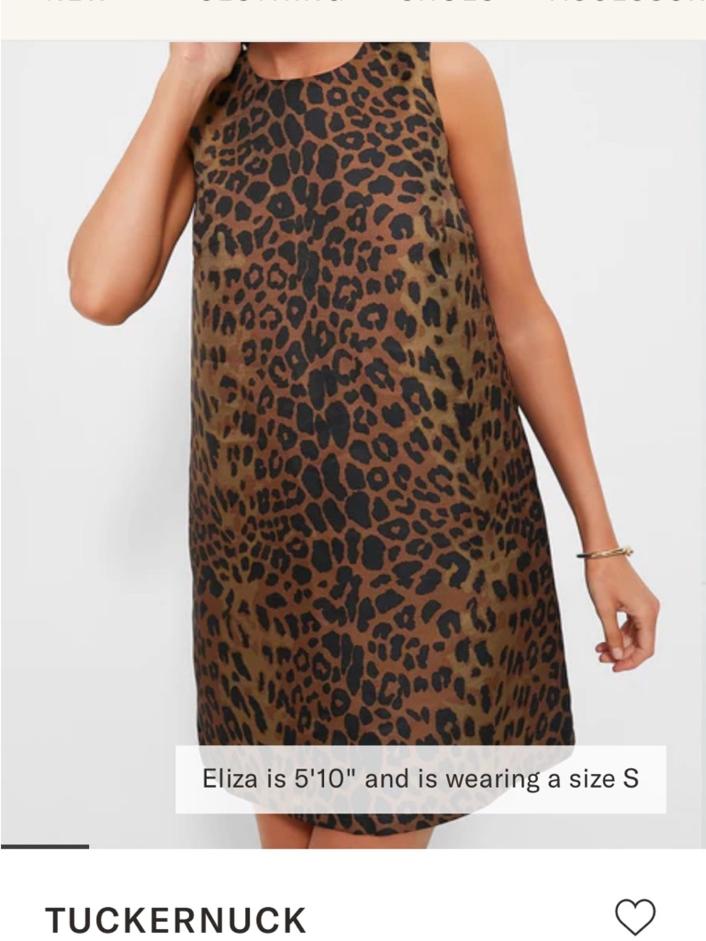 Tuckernuck Sleeveless Leopard-Print Shift Dress in Brown and Black